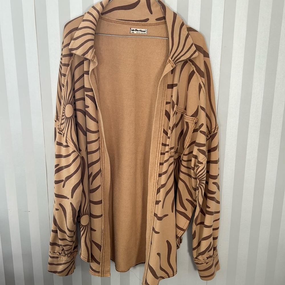 Free people oversized sweatshirt cardigan
